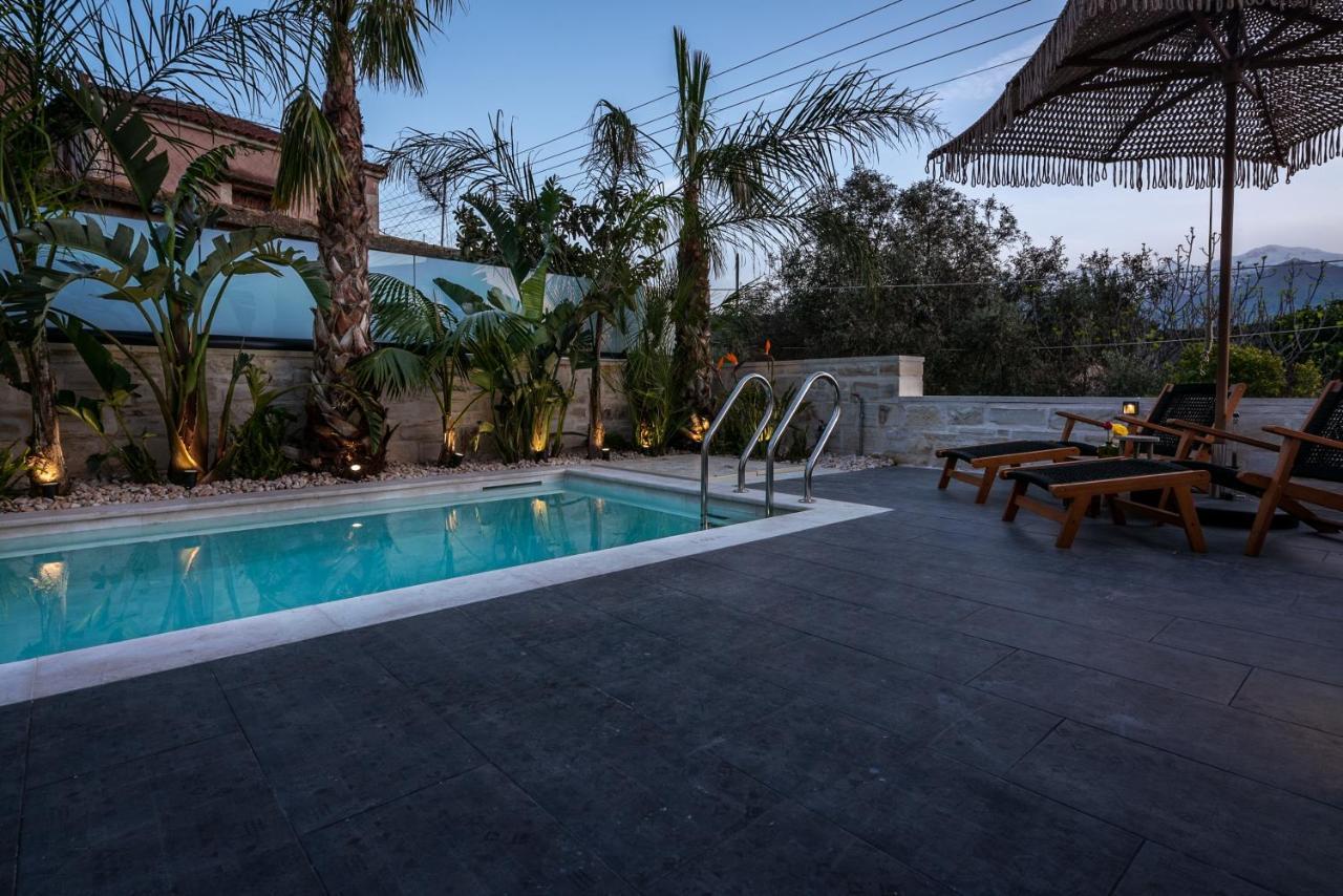 Villa Armenus, Private Pool, Garden, Bbq ハニア エクステリア 写真