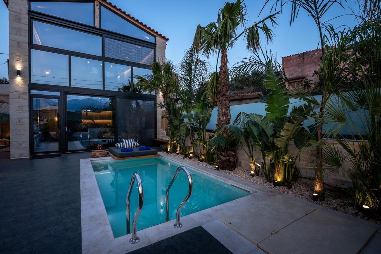 Villa Armenus, Private Pool, Garden, Bbq ハニア エクステリア 写真
