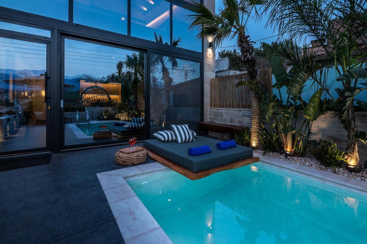 Villa Armenus, Private Pool, Garden, Bbq ハニア エクステリア 写真
