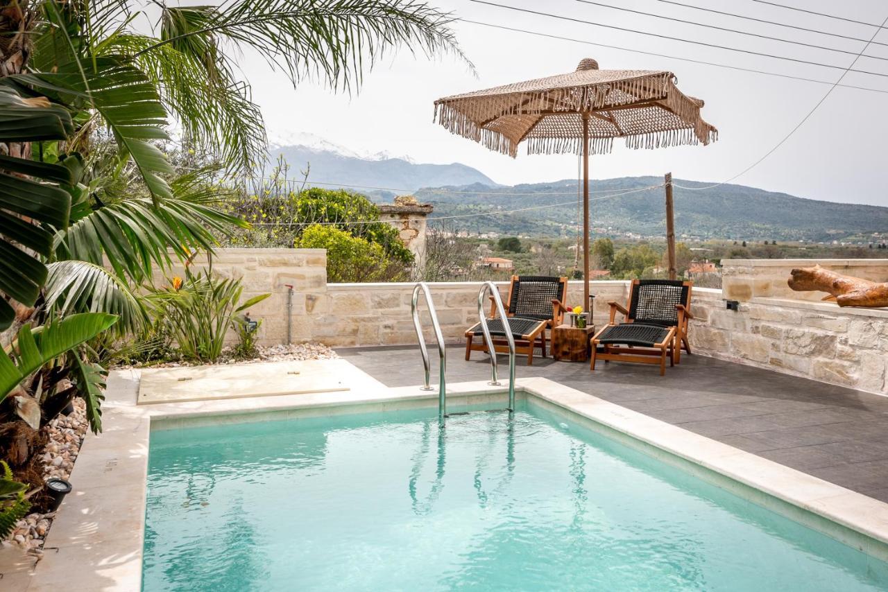 Villa Armenus, Private Pool, Garden, Bbq ハニア エクステリア 写真