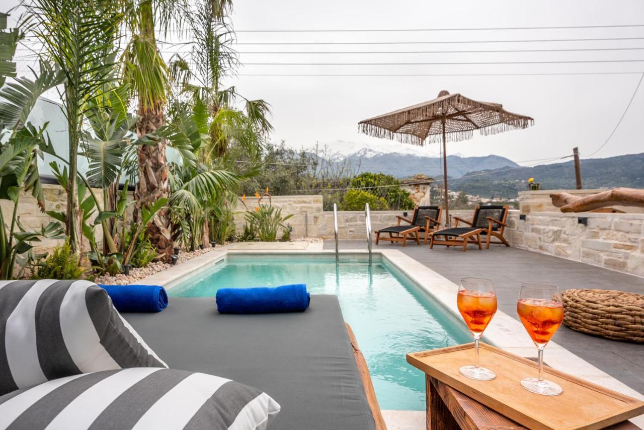 Villa Armenus, Private Pool, Garden, Bbq ハニア エクステリア 写真
